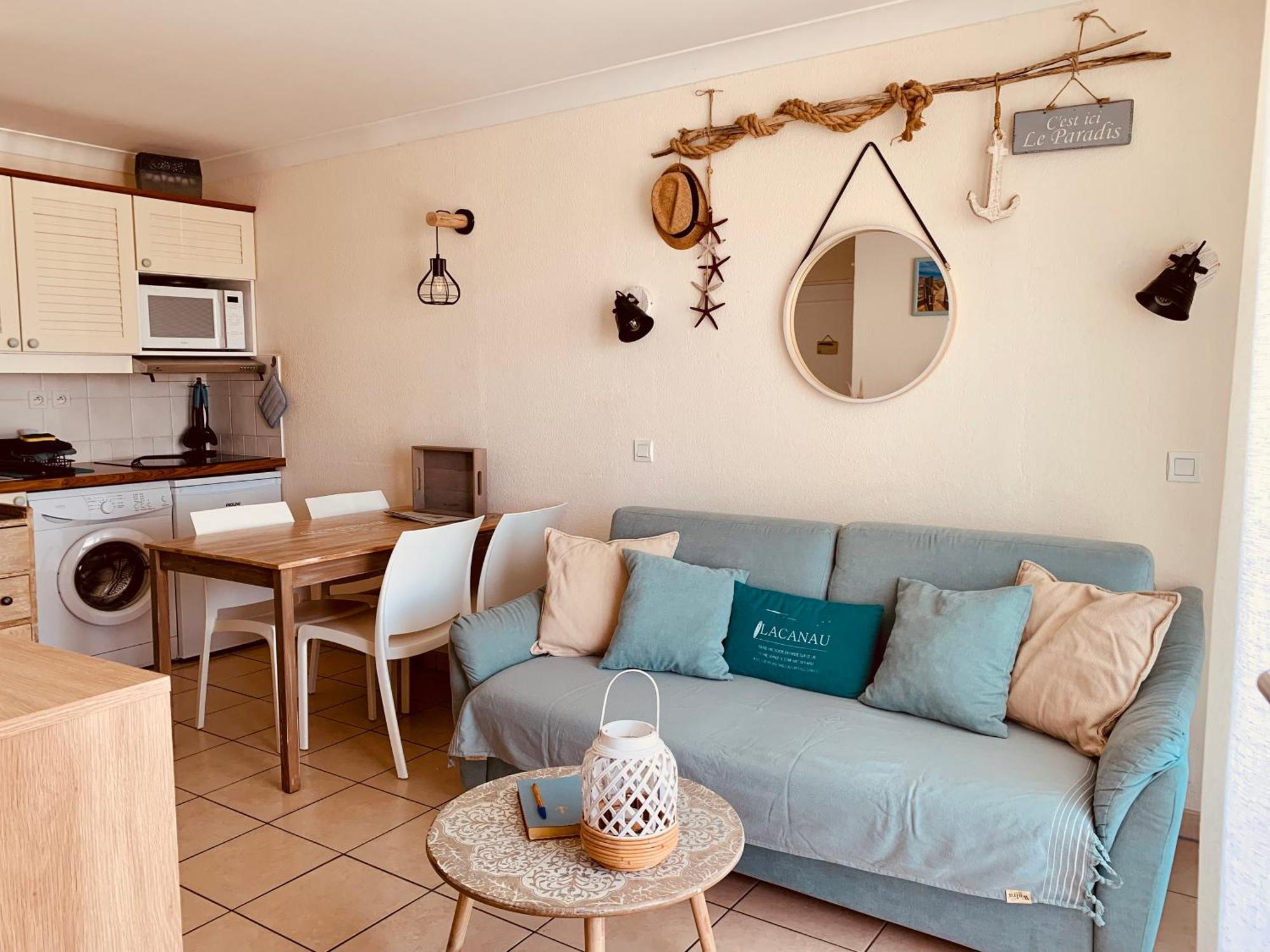 Appartement Rez-De-Chaussee Entre Dunes Et Ocean ラカノー エクステリア 写真